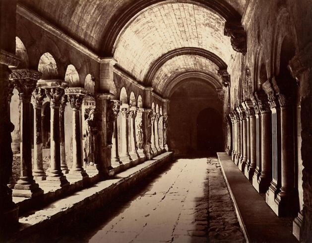 Picture: Arles, Cloitre St. Trophime by Edouard Baldus French, ca. 1861